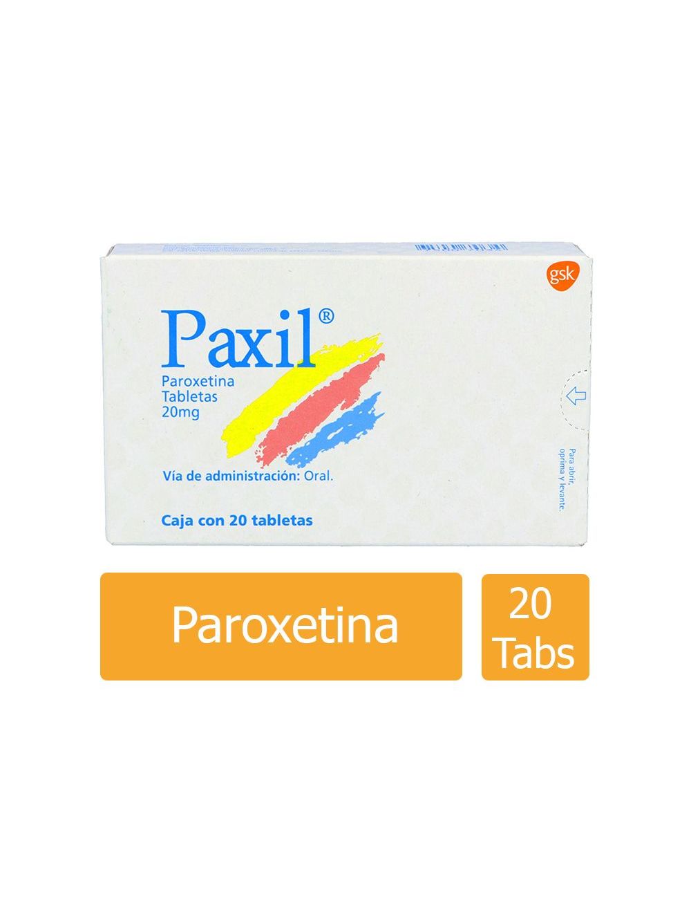 Precio Paxil 20 Mg Con 20 Tabletas Farmalisto Mx