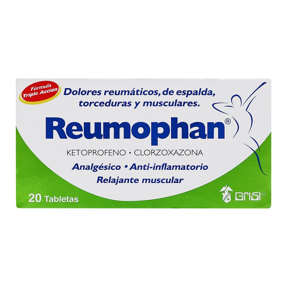 Precio Reumophan 250 mg/50 mg 20 Tabletas | Farmalisto MX