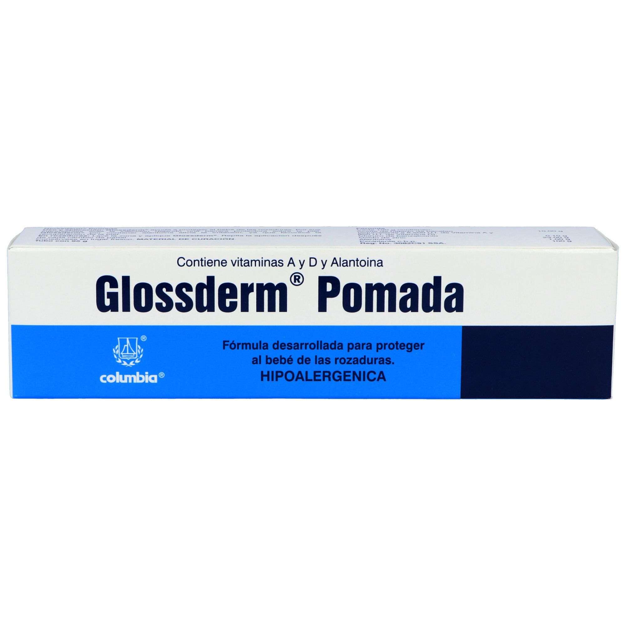 Precio Glossderm pomada tubo con 95 g | Farmalisto MX