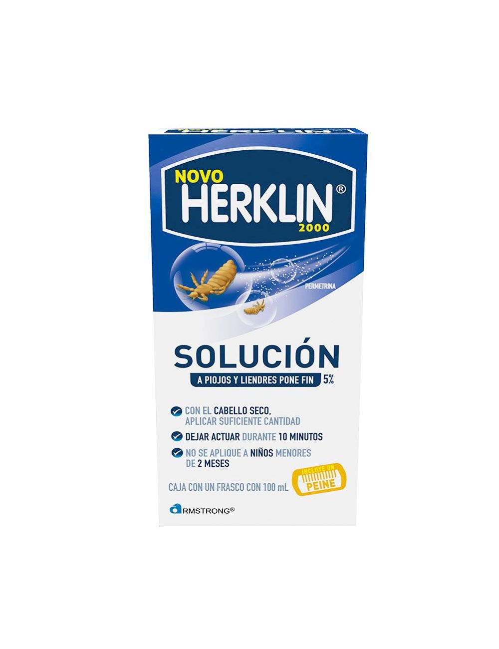 Precio Herklin novo 2000 shampoo 100 mL | Farmalisto MX
