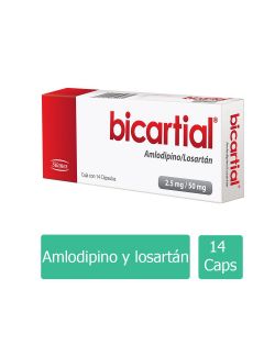 Bicartial 2.5 mg/ 50 mg Caja Con 14 Cápsulas