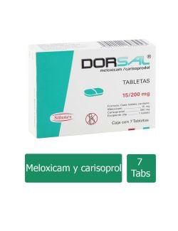 Dorsal 15/200 mg Caja Con 7 Tabletas