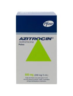 Azitrocin 600 mg 200 mg / 5 mL Suspensión Frasco Con 5 mL - RX2